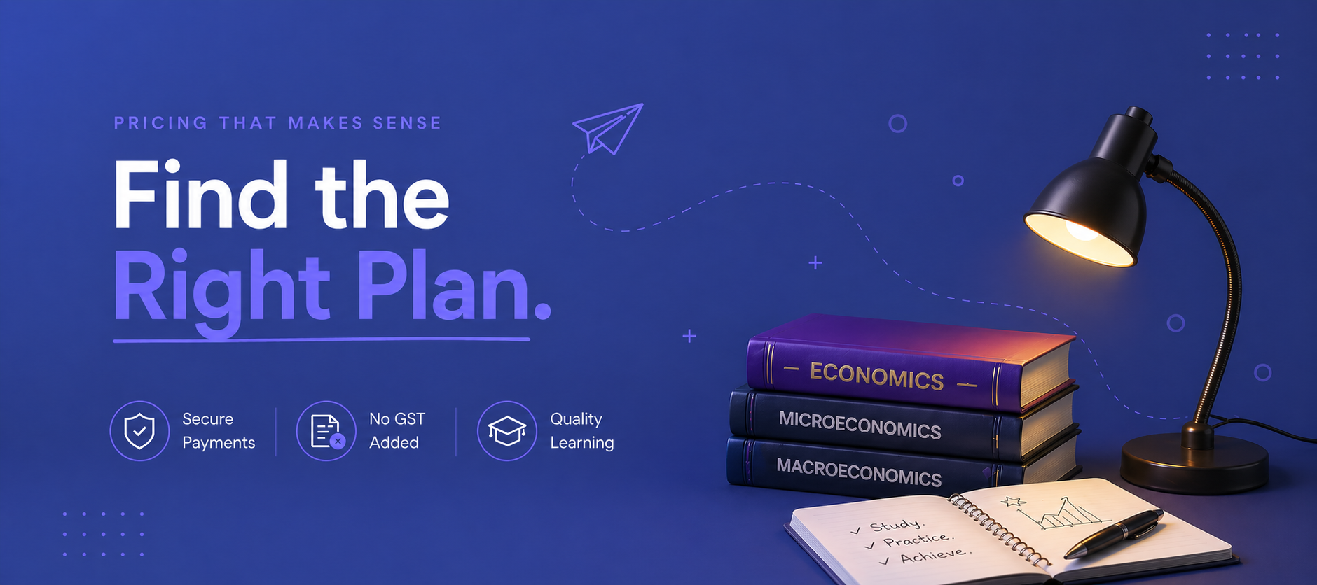 Pricing banner